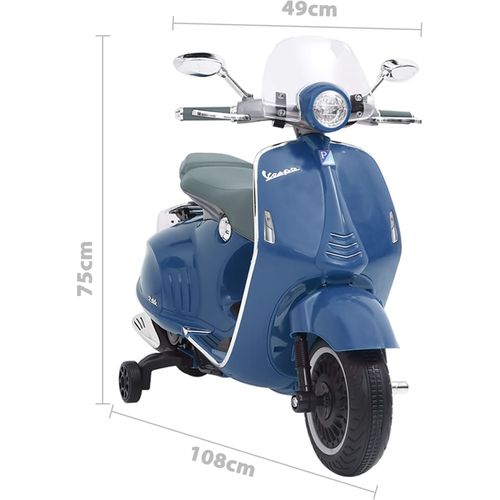 Električni motocikl igračka Vespa GTS300 bijeli slika 9