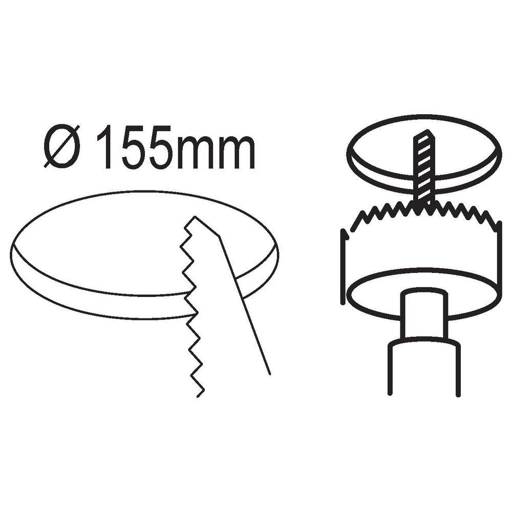 Eglo Fueva 5 ugradbena led, 10,5w, 1200lm, prom 166, ip44, bijela/čelik/plastika  slika 4
