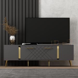 Hanah Home Detas - Anthracite, Gold Anthracite
Gold TV Stand