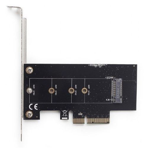 PEX-M2-01 Gembird M.2 SSD NVMe adapter PCI-Express add-on card, sa dodatnim low-profile breketom slika 3