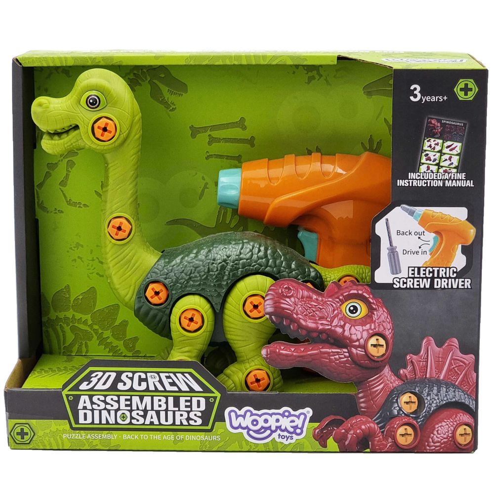 Woopie set za okretnu konstrukciju dinosaura + bušilica 31 kom. slika 10