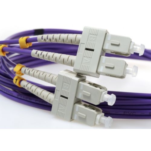 FO SC/UPC - SC/UPC MM 3M OM4 DX Purple slika 1