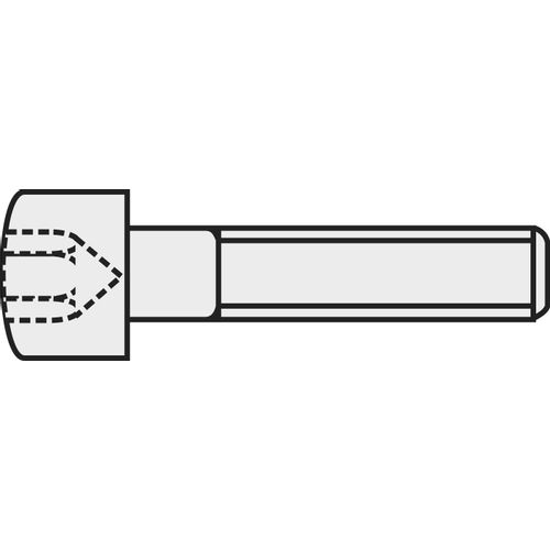 TOOLCRAFT 839659 vijci s cilindričnom glavom M2 8 mm unutarnji šesterostrani DIN 912 čelik 8,8 pocrnjelo 20 St. slika 1