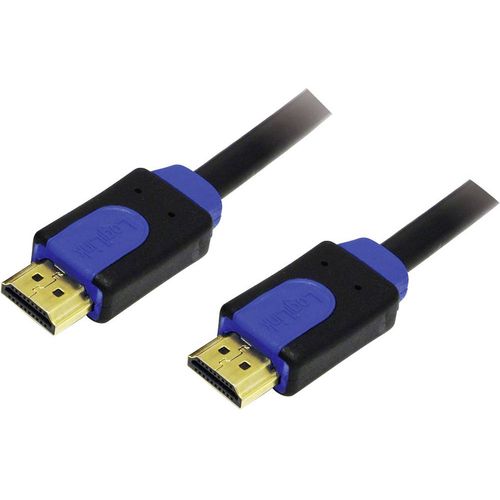 LogiLink HDMI priključni kabel HDMI A utikač, HDMI A utikač 1.00 m crna CHB1101  HDMI kabel slika 1