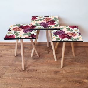 Nesting stolovi 3Shp174 - (3 komada) - boje: višebojni