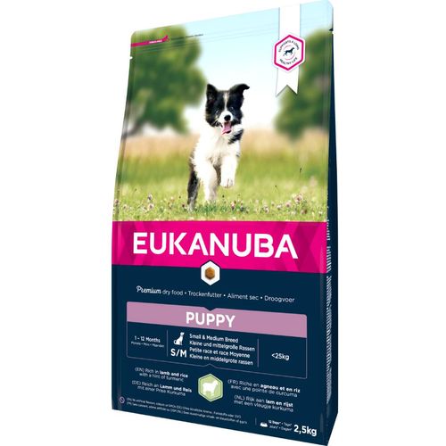 Eukanuba Puppy&Junior Small&Medium breed, janjetina s rižom 2.5 kg slika 1
