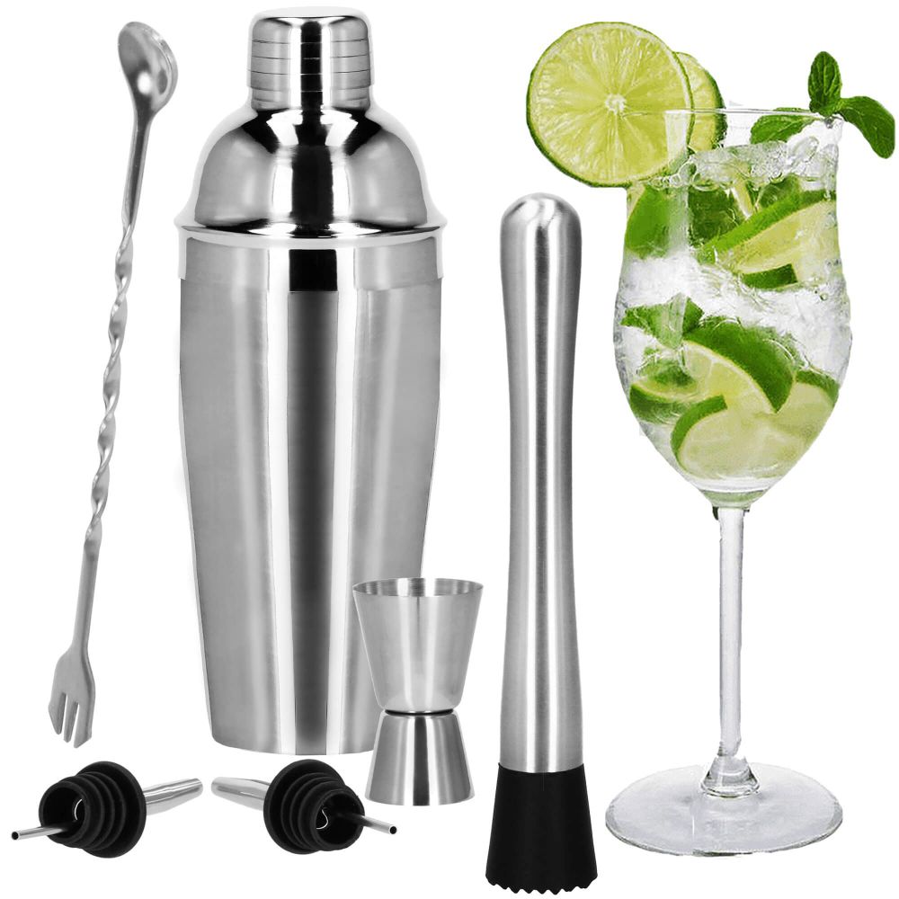 Set za pripremu pića za barmene shaker 750 ml 6 komada slika 9