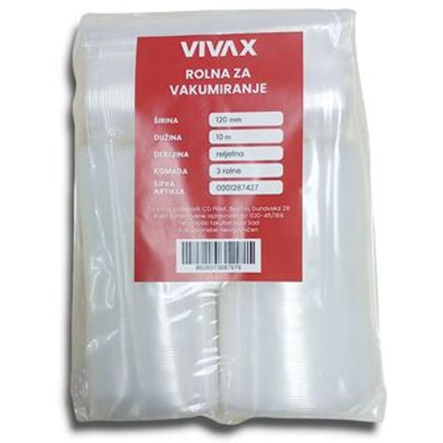 Vivax Rolna za vakumiranje 120mm x 10m / 3 rolne slika 1