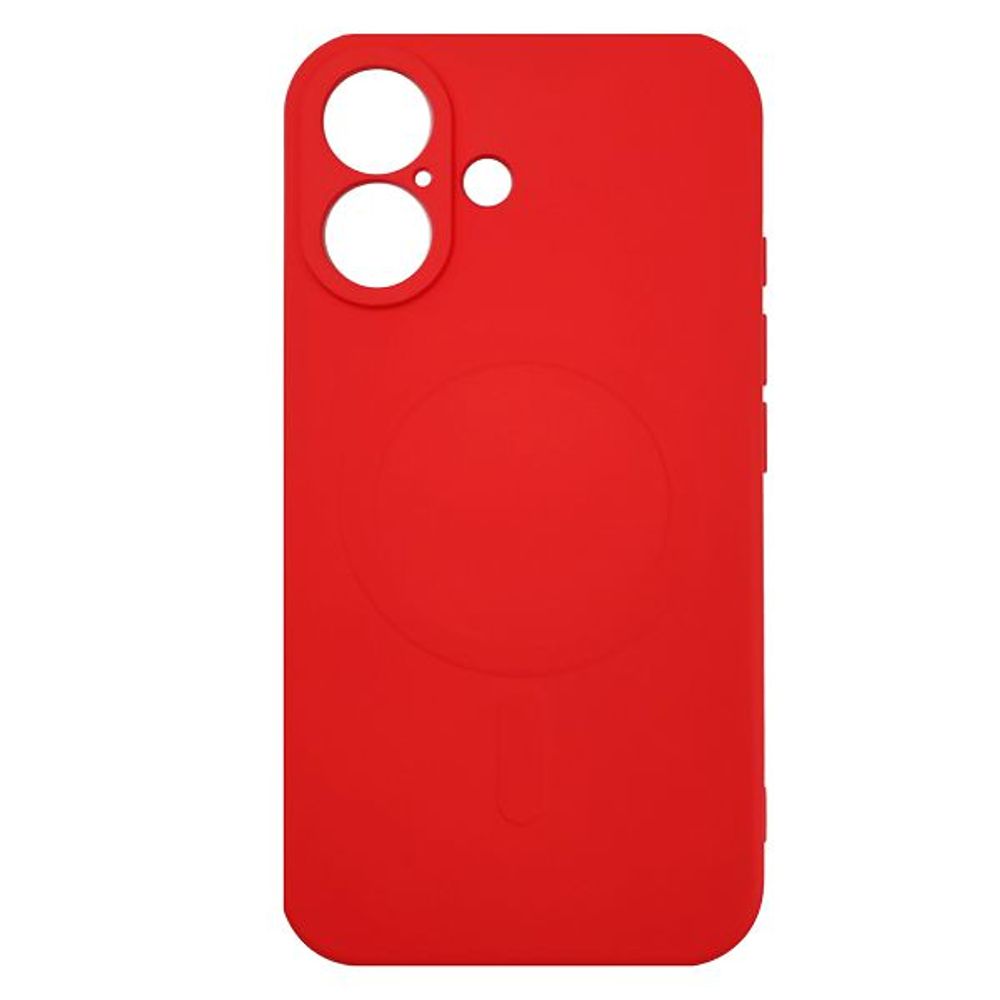 MM TPU IPHONE 16 - SILICONE MIKRO MAGSAFE DARK RED slika 1