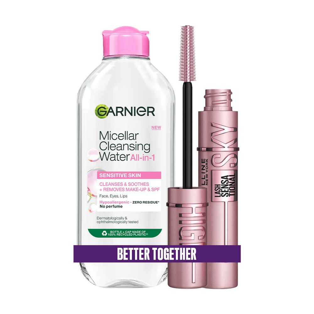 Garnier Micelarna + Maybelline Lash maskara slika 1