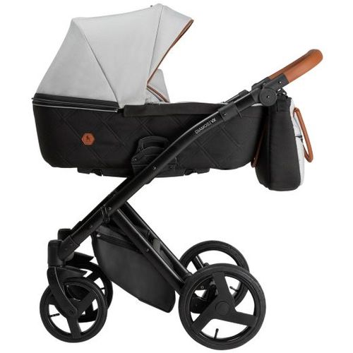 Tutek Kolica za bebe 2in1 Diamos  DVX1, Light Grey slika 1