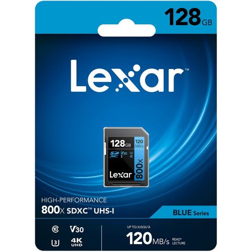 Lexar SD 128GB 800x Pro SDHC UHS-I cards memorijska kartica slika 1