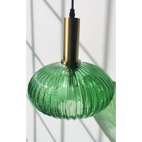 TOOLIGHT Stropna viseća staklena svjetiljka Zelena APP465-1CP slika 10