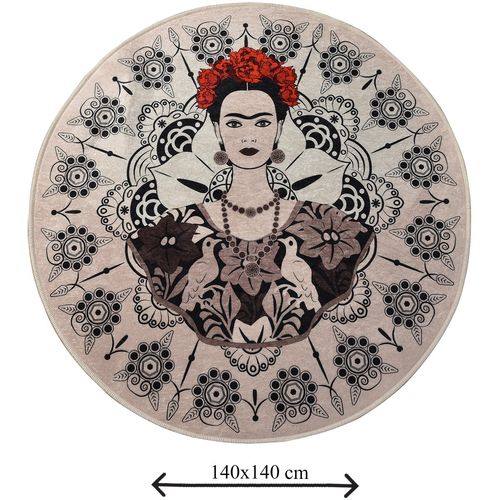 Frida Round (140) Multicolor Bathmat slika 3