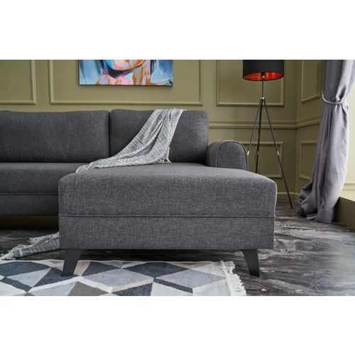 Atelier Del Sofa Kutna garnitura na razvlačenje, Antracit, Belen - Anthracite slika 4