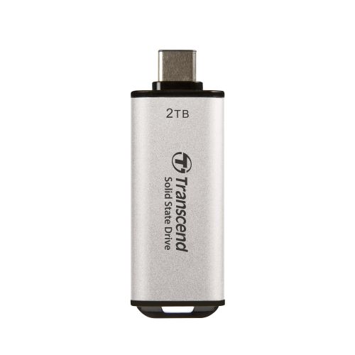 Transcend TS2TESD300S 2TB, Portable SSD, ESD300S, USB 10Gbps, Type C,Silver slika 2