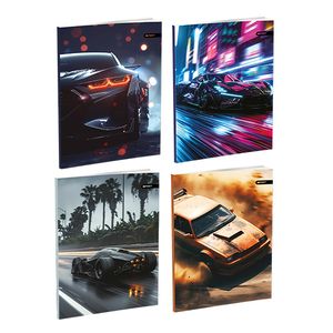 Spirit Sveska Premium A4 meki povez, karo "Cars" 52 lista