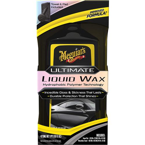 Meguiars Vosak tečni  + krpa mikrofibra + sunđer ULTIMATE WAX LIQUID G210516 slika 2