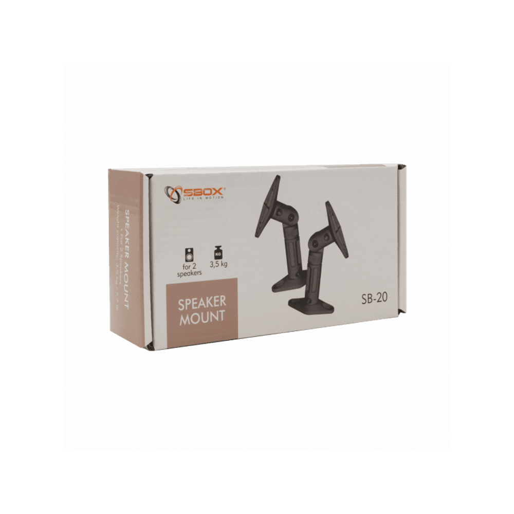 SBOX Zidni stalak za 2 zvučnika SBOX SB-20 slika 3