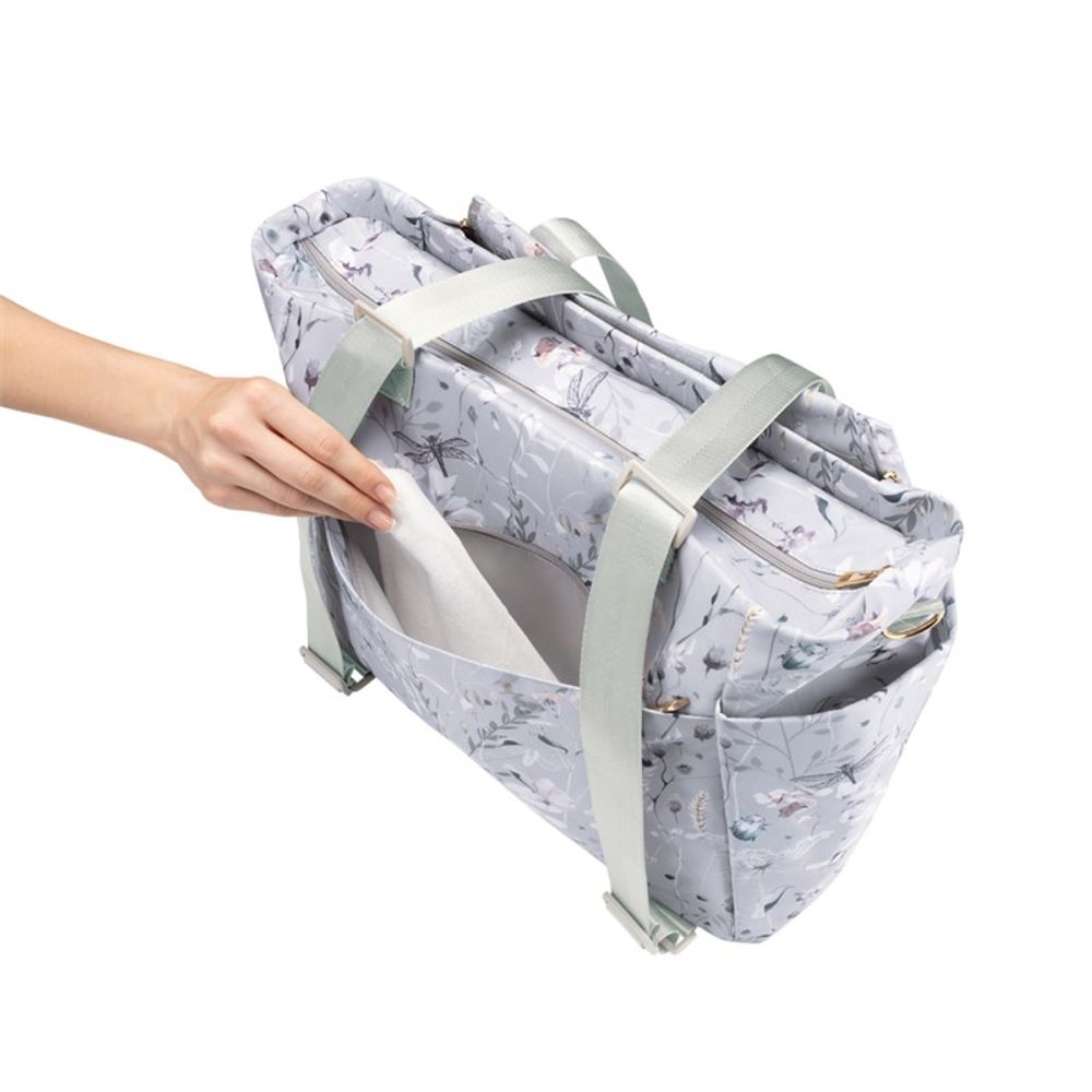 Kikka Boo Torba za mamu Florence, Dreamy Fields Grey slika 9