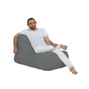 Atelier Del Sofa Vreća za sjedenje, Trendy Comfort Bed Pouf - Fume