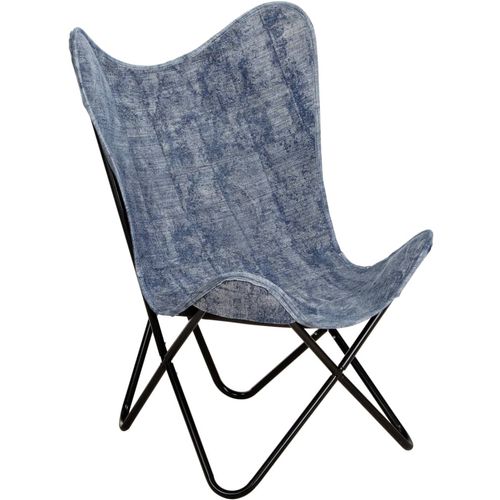 Leptir-stolica od platna indigo plava slika 13