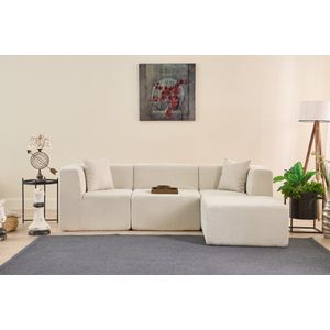 Ugaona Sofa Raks - boja: krem