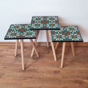 Nesting Table 3Shp28 - Višenamjenski Set Stolova (3 Komada)