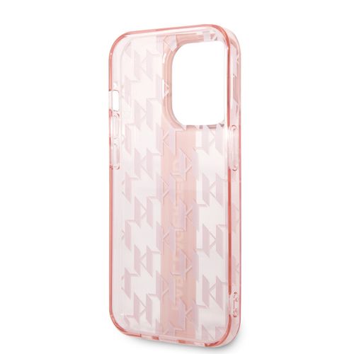 Karl Lagerfeld Futrola za iPhone 14 Pro Max MONO VERTICAL STRIPE PINK slika 3