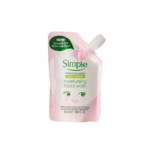 Simple Kind to Skin hidratantni gel za čišćenje lica putno pakrianje 50 ml