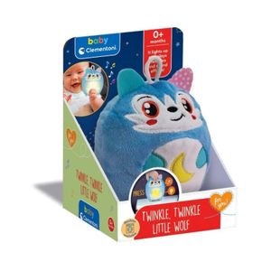 Clementoni CL17554 Baby Plišana muzička igračka sa svjetlom Vuk