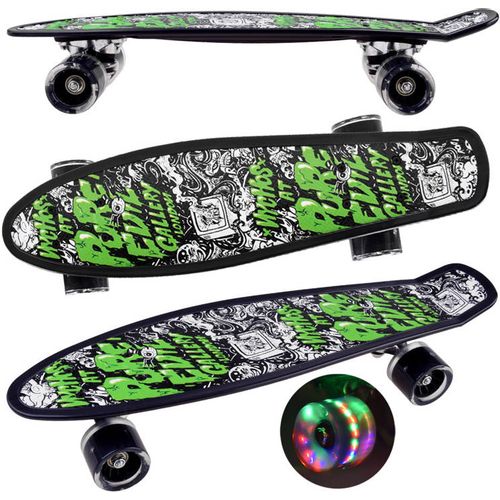 Fishka skateboard LED kotači 55cm slika 1