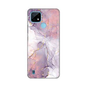 Torbica Silikonska Print za Realme C21 Pink Marble