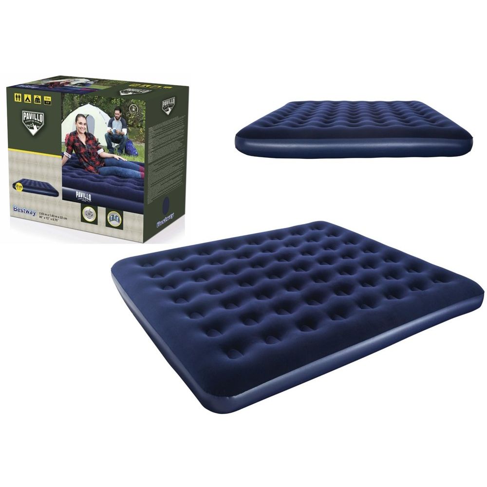 Madrac na napuhavanje za 2 osobe Bestway 203x183x22 cm slika 1