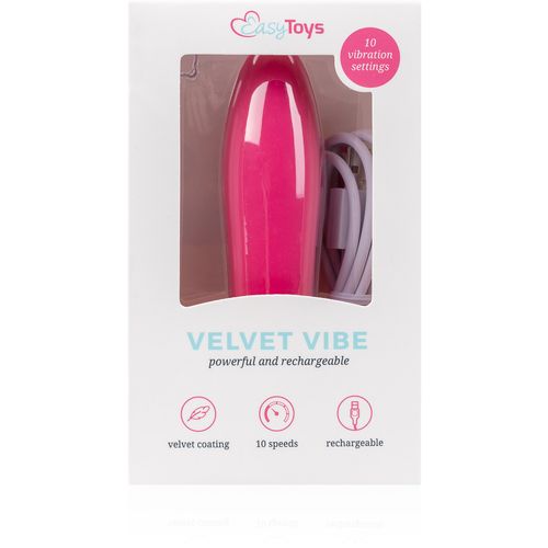 Mini vibrator Velvet, ružičasti slika 9