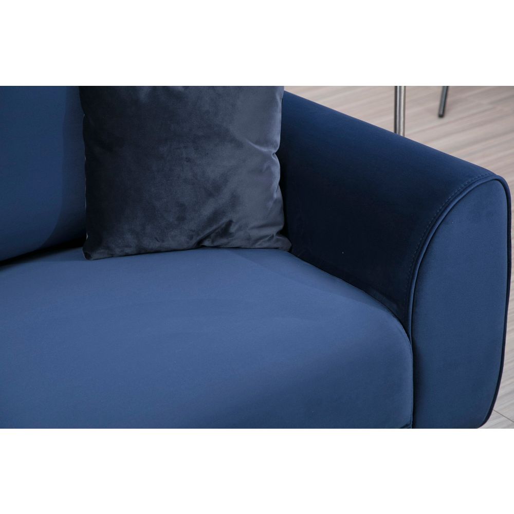 Image Corner Left (Chl-3R) - Tamnoplavi Ugaoni Sofa-Krevet slika 6