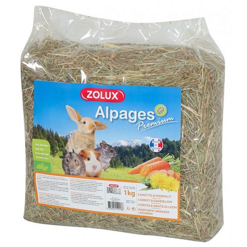 212113 Zolux Seno Alpine Premium Šargarepa / Maslačak 1Kg slika 1