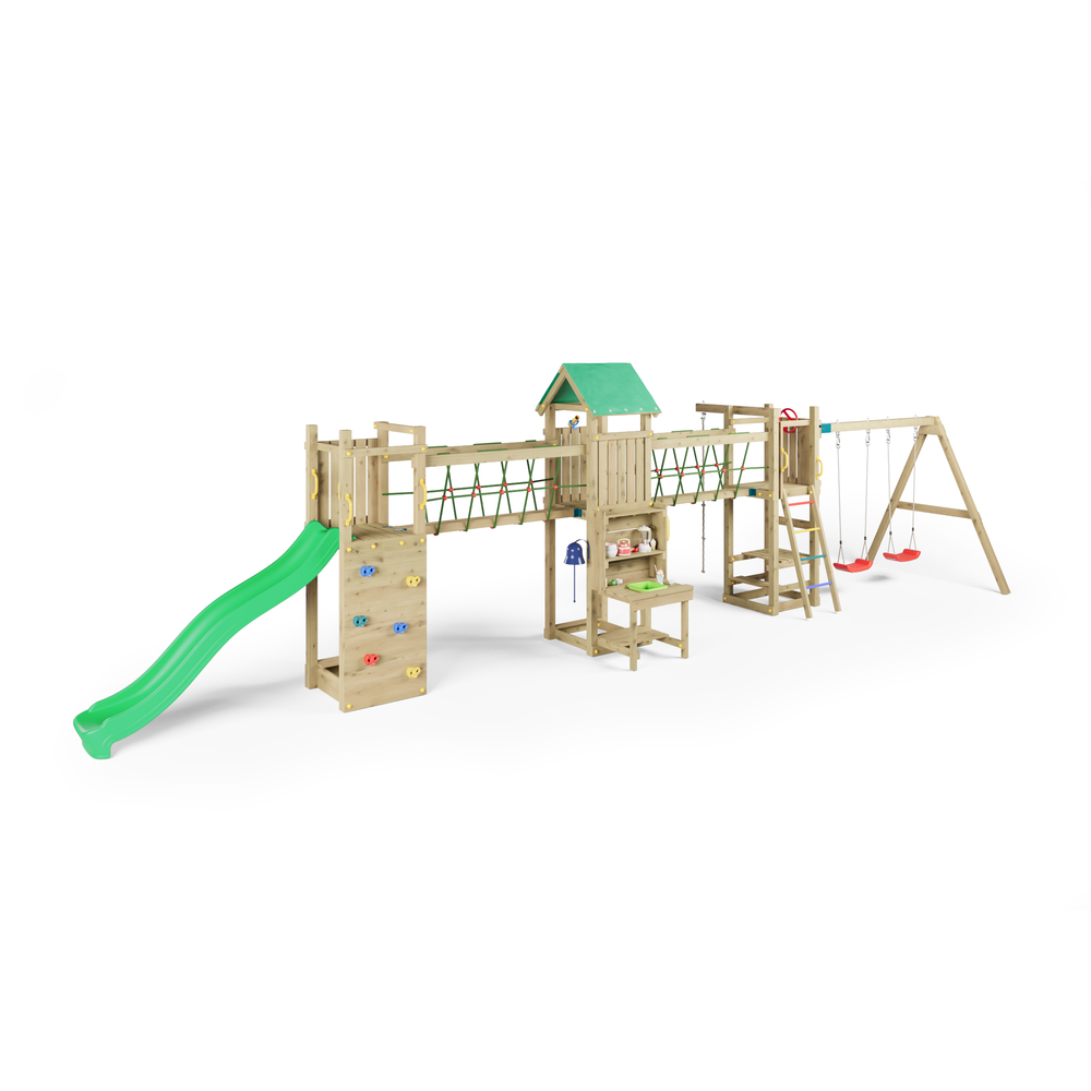 Fungoo set SPACE LONGER - Drveno dječije igralište slika 5