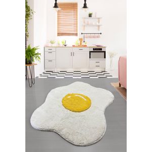 Egg WhiteYellow Acrylic Bathmat