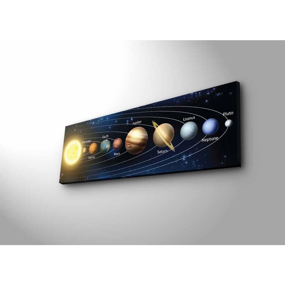 3090NASA-021 Višebojna Dekorativna Slikarska Platna sa LED Osvjetljenjem slika 4