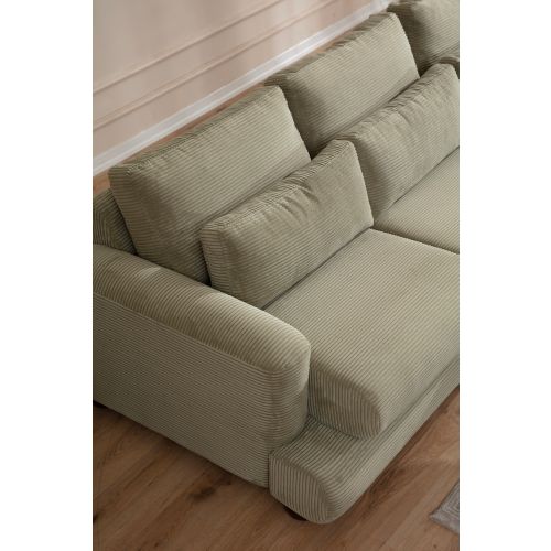 Woody Fashion Četverosjed River 4 Seater desni (L2-Xc desni) - zeleno slika 4