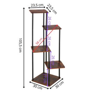 Ga0207 metalni stalak za cvijeće 106 cm