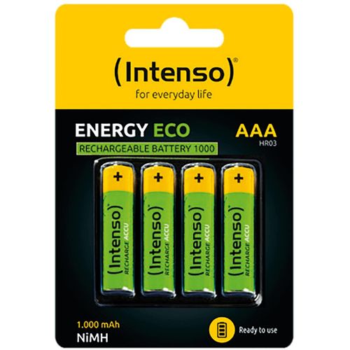 (Intenso) Baterija punjiva AAA / HR03, 1000 mAh, blister 4 kom - AAA / HR03/1000 slika 1