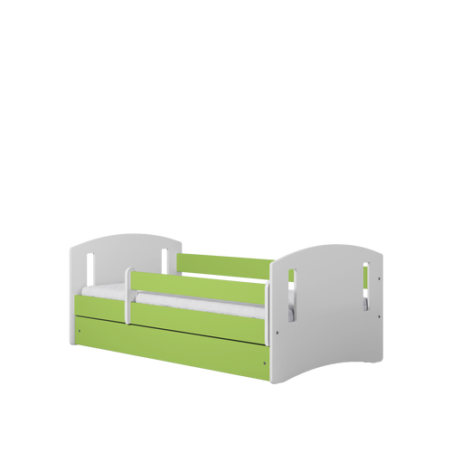 Drveni dječji krevet Classic 2 s ladicom - zeleni - 140*80cm slika 4