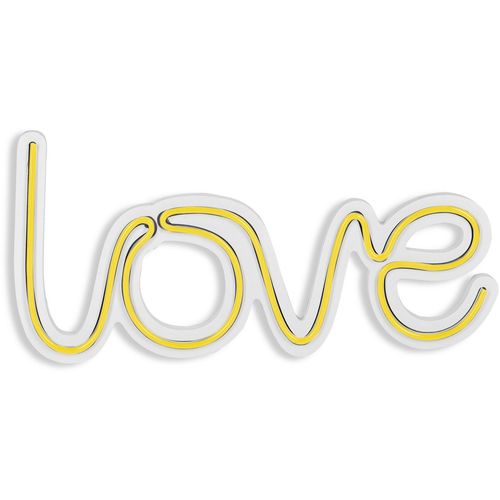 Wallity Ukrasna plastična LED rasvjeta, Love - Yellow slika 15