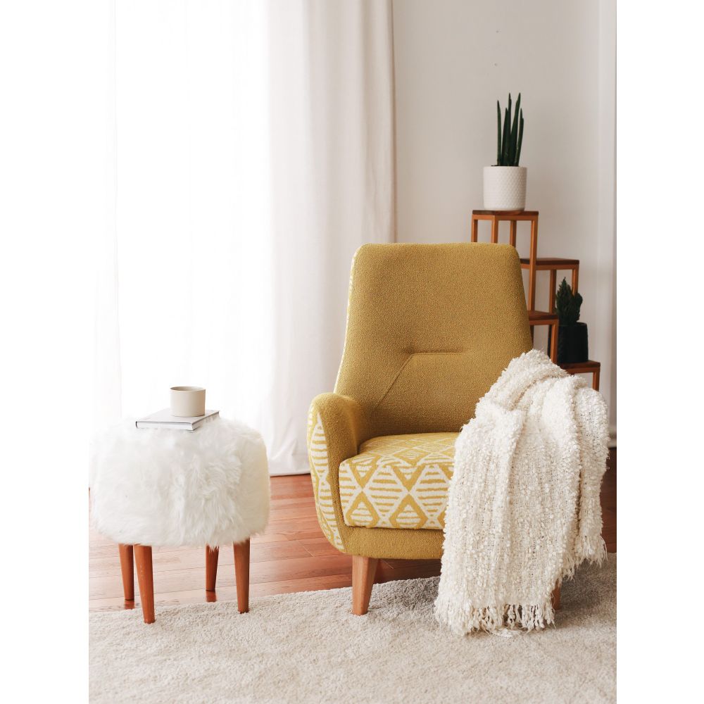 Aztek - Žuta Žuta Wing Chair slika 2