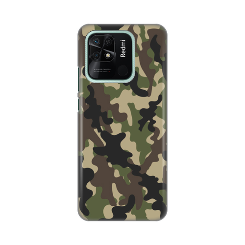 Torbica Silikonska Print Skin za Xiaomi Redmi 10C Army SMB slika 1