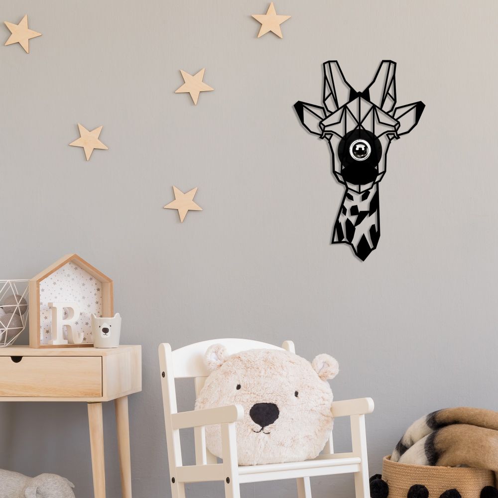 W-029 Crna Zidna Lampa slika 7