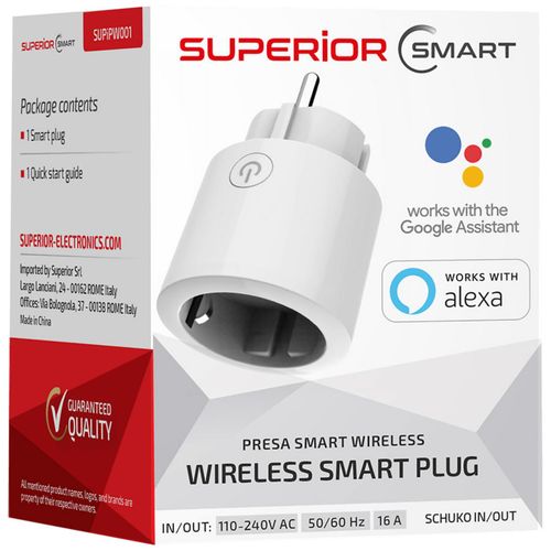 Superior Pametna uticnica, WiFi, Google Assistant i Alexa - Wireless Smart Plug slika 2