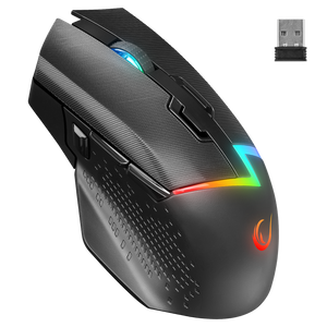 Rampage drop m3 crni rgb punjivi miš od 10000dpi 10d gaming miš